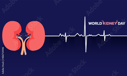 Vector illustration for World Kidney Day.