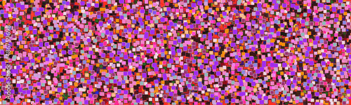 Surface_2 made of multi-colored cubes  paving stones in Vaporwave retro style.