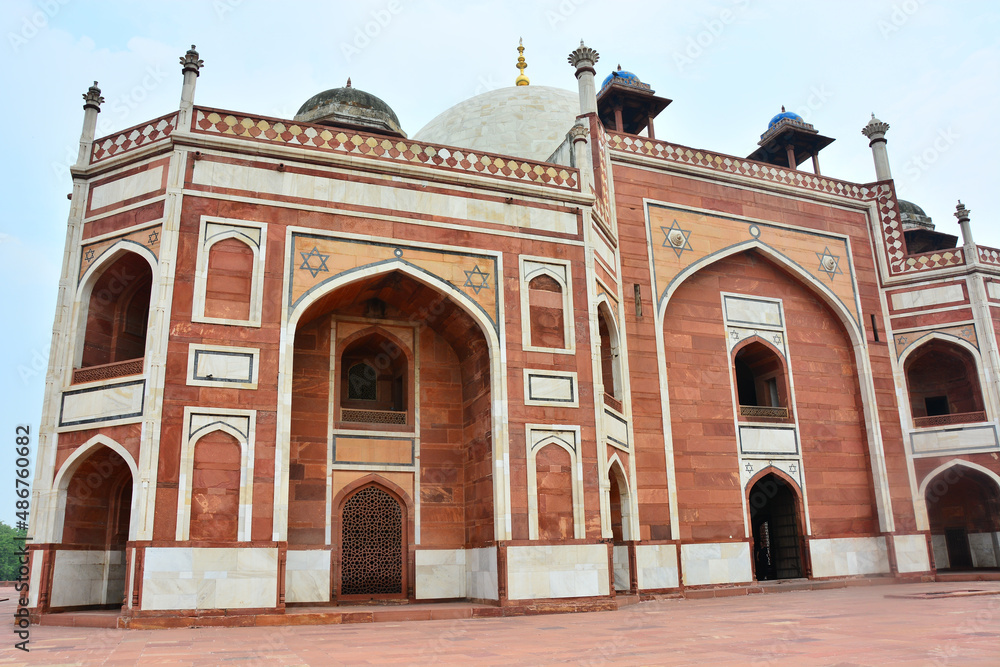 Humayun's Tomb, Mughal Emperor's Tomb in New Delhi, India