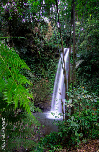 the amazing natural waterfall of purbosono photo