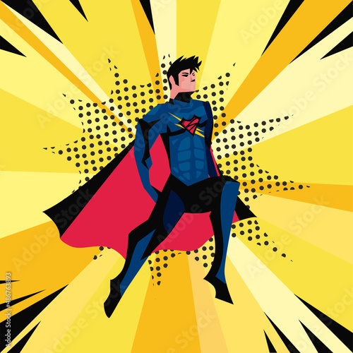 powerful superhero design