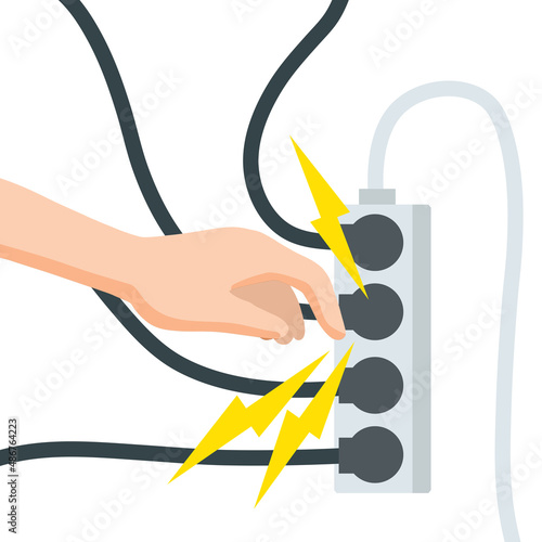Electric shock and short circuit. Safety precautions.