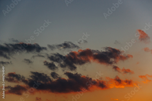 pink clouds