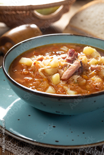 Traditional cabbage soup.