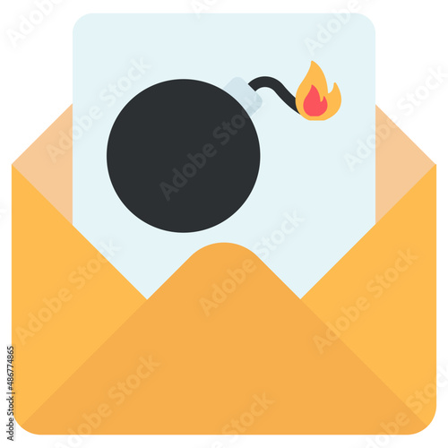Vector design of mail bomb

