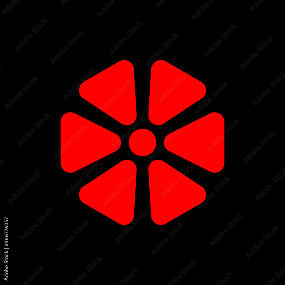 abstract modern symbol flat technology abstract modern symbol flat technology