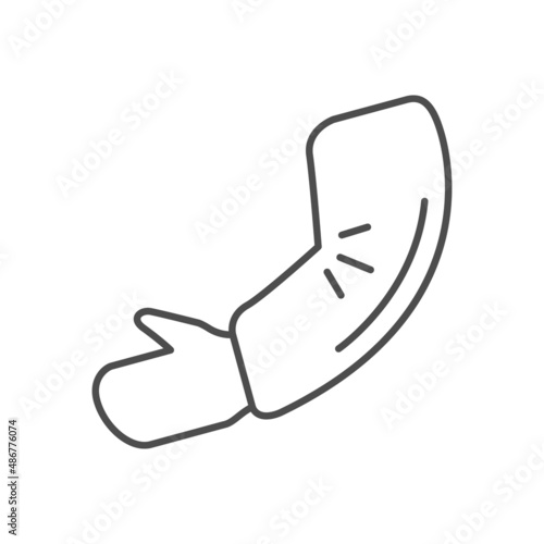 Industrial oversleeve line outline icon