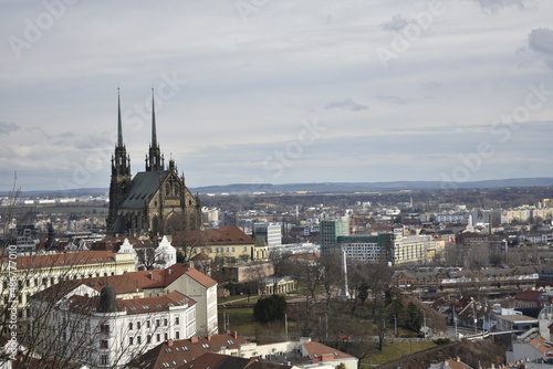 View of Brno Cathedral of St. Peter & Paul