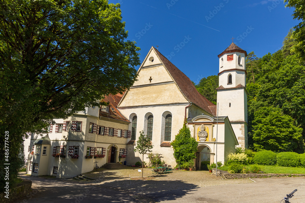 Kirche des ehemaligen Benediktinerinnenklosters  Urspring in Urspring bei der Stadt Schelklingen 