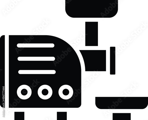Meat Grinder Icon Style