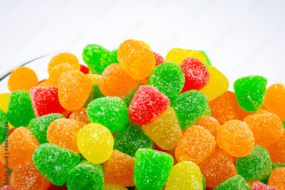 Jelly candies. colorful gummy candies in the bowl in focus. Jelly candies. colorful gummy candies in the bowl in focus.
