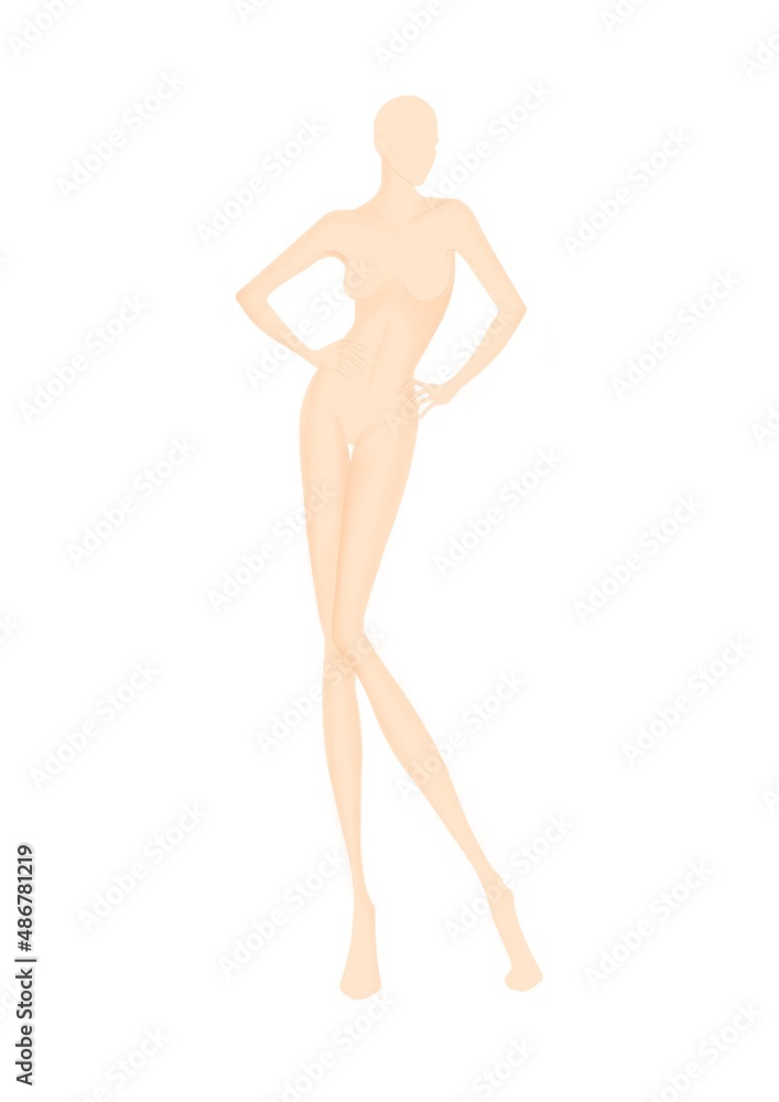 Fashion Figure Template - Fashion Croqui