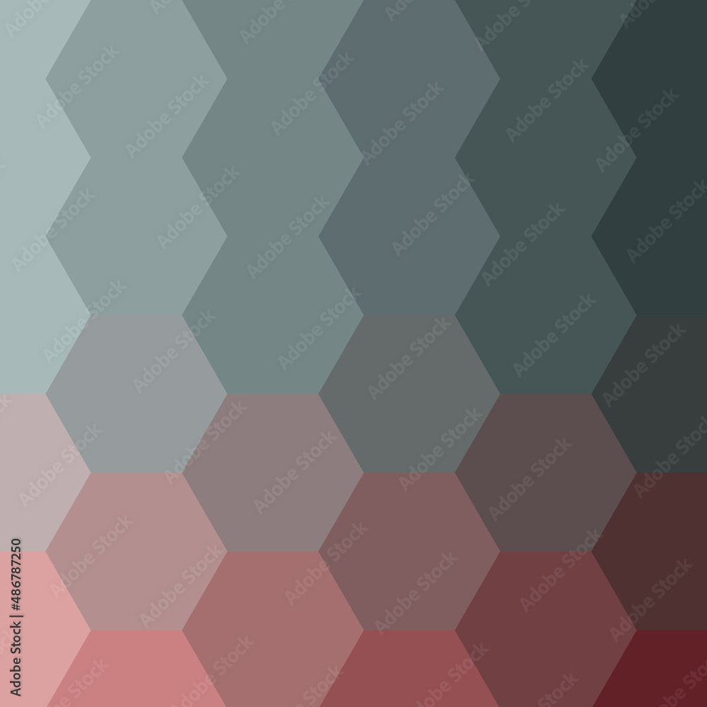 Fototapeta premium Abstract color Low-Polygones Generative Art background illustration