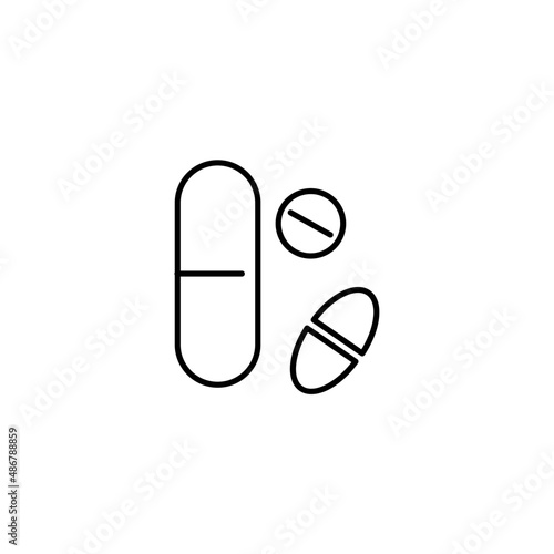 supplements icons symbol vector elements for infographic web 