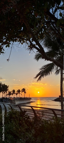 Jeddah beach at sunset