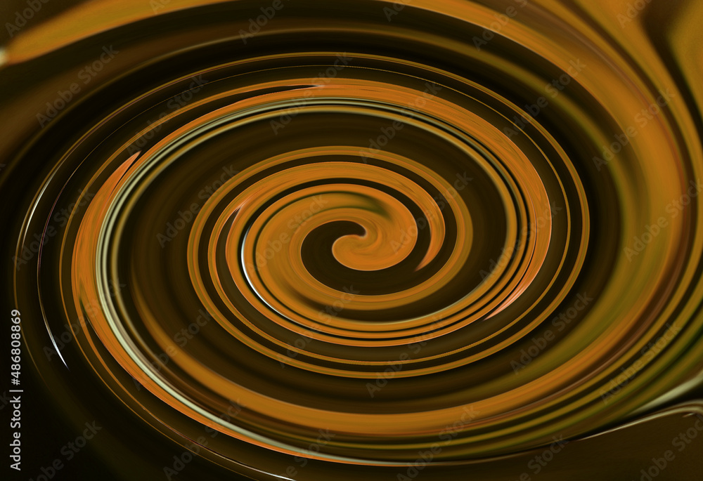 Fototapeta premium Coffee swirl water ripple background