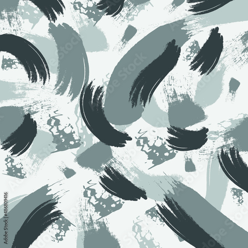 brush art winter snow gray soldier stealth battlefield urban city camouflage stripes pattern military background concept