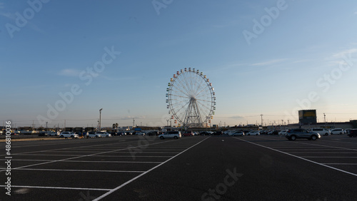 Wallpaper Mural Ferris wheel and parking lot Torontodigital.ca