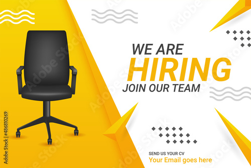 we are hiring join our team announcement banner