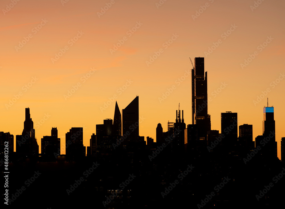 Midtown Manhattan Sunset Skyline