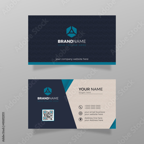 Corporate business card template design