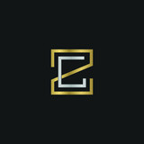 Alphabet Initials logo CZ, ZC, C and Z