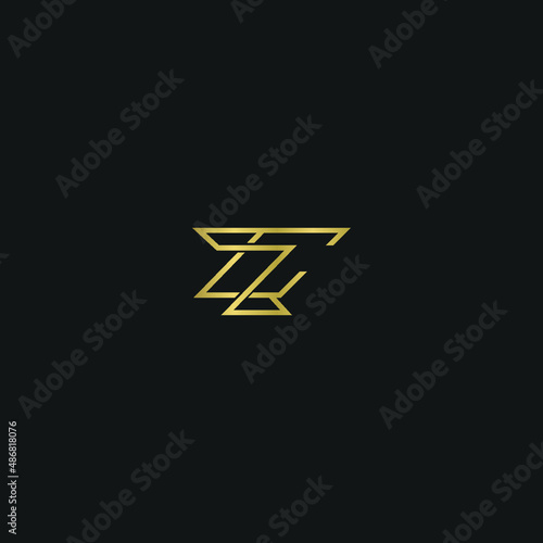 Alphabet Initials logo CZ, ZC, C and Z