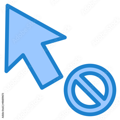 selection blue style icon