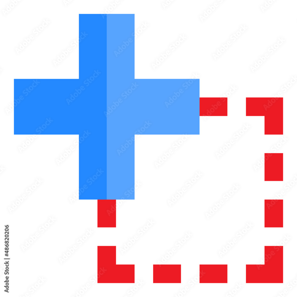 Obraz premium cell flat style icon