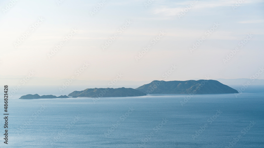 山口県上盛山展望台から見える八島