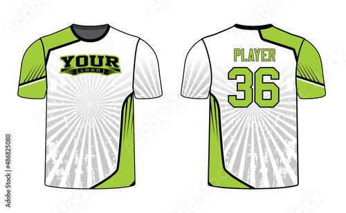 All sports player jersey design with an elegant edgy and wild look. Sports gear template mockup perfect fit for all sports. The designs that go on casual wear, shirts, fashions apparels, and all kind 