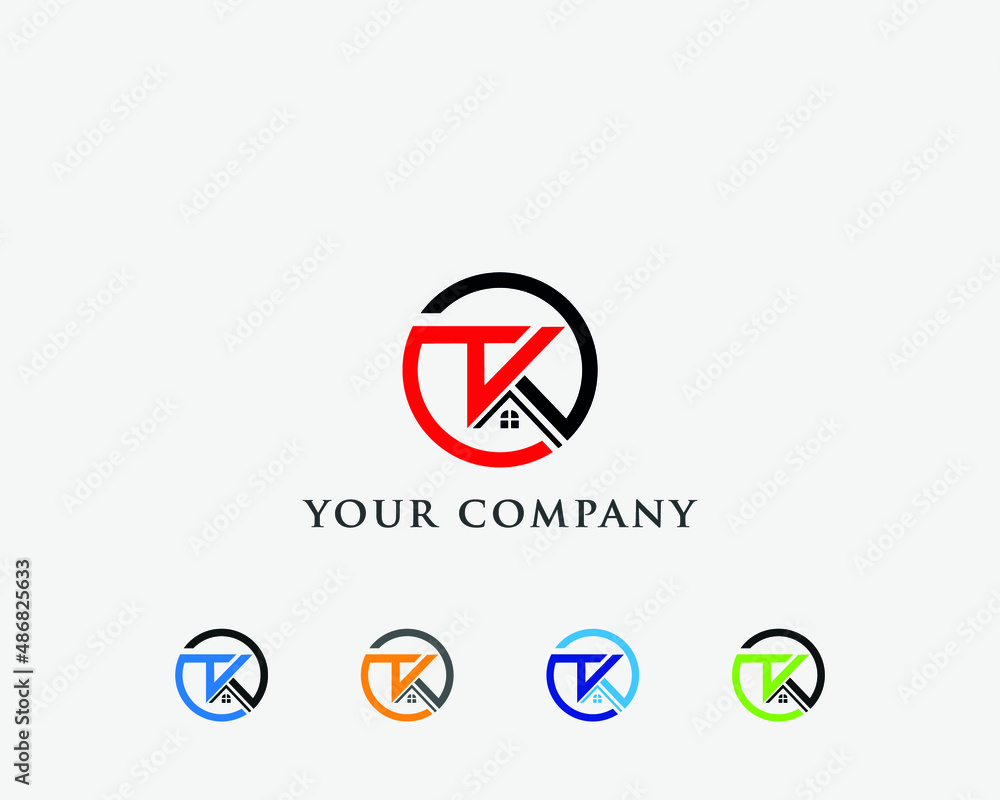TK Home Logo Design TK Home Logo Design