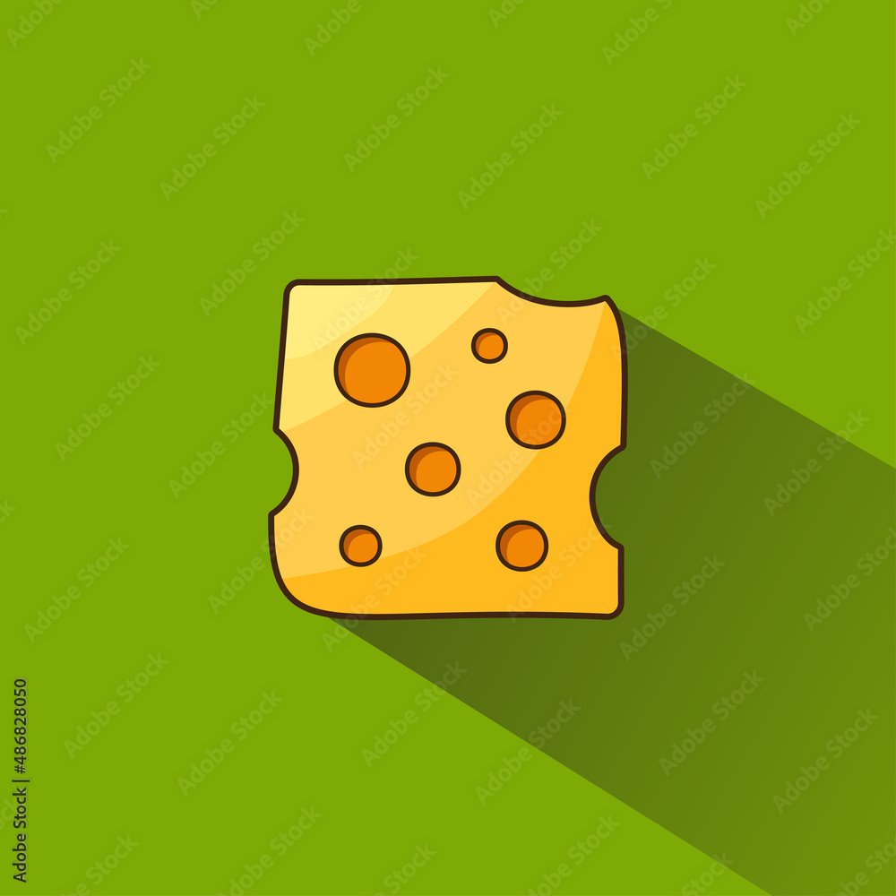 cheese icon vector flat design, food sign symbol illustration. cheese icon vector flat design, food sign symbol illustration.