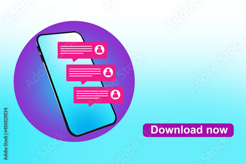 Message smartphone. Downloa...