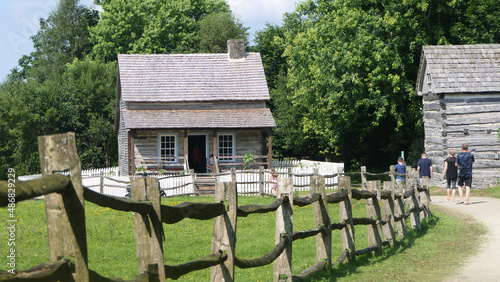 Photos The New World old American 1800 styled timber Houses Sheds and Fencing at The Ul