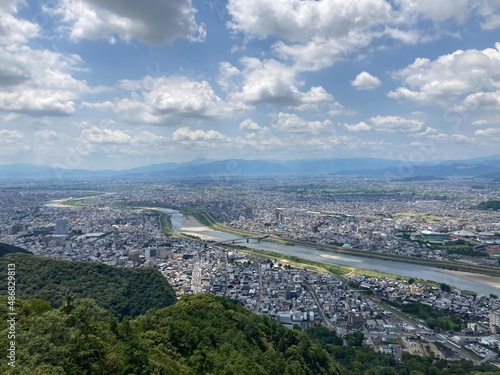 景色 山頂 岐阜城