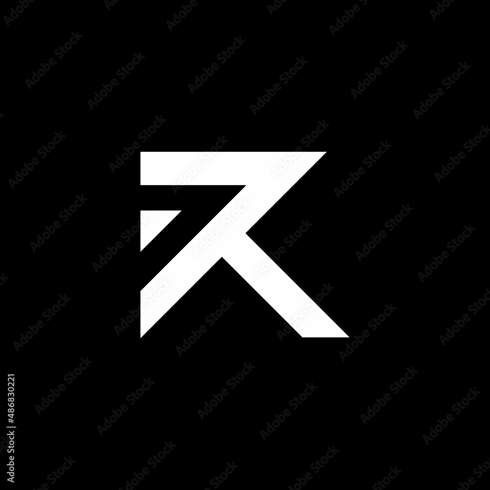 Vector Graphic of Modern Initial Letter R Perfect for a Company Logo Vector Graphic of Modern Initial Letter R Perfect for a Company Logo