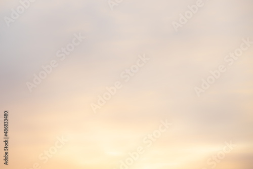 朝焼けの空