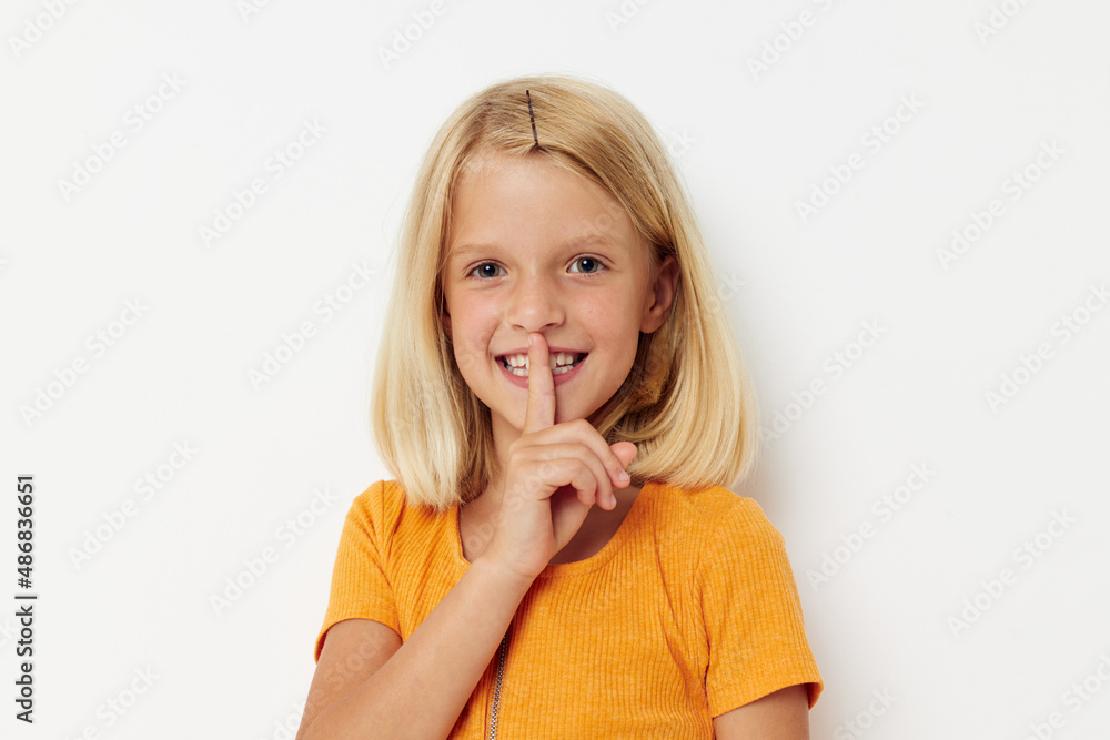 cute little girl with blond hair basing fun childhood cute little girl with blond hair basing fun childhood