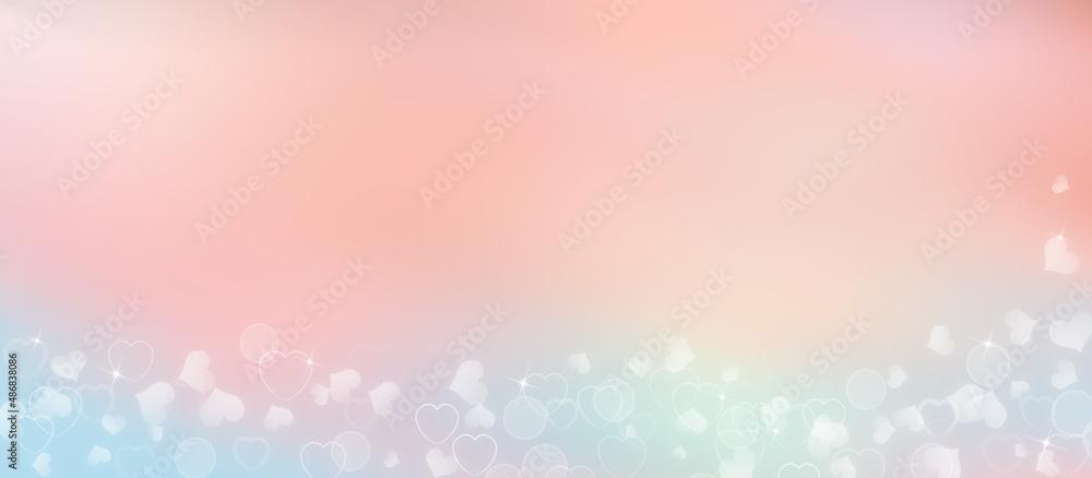 Romantic pastel background with heart shapes. Template for design, valentines, postcards. Romantic pastel background with heart shapes. Template for design, valentines, postcards.