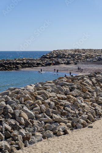rocky sea in la baja