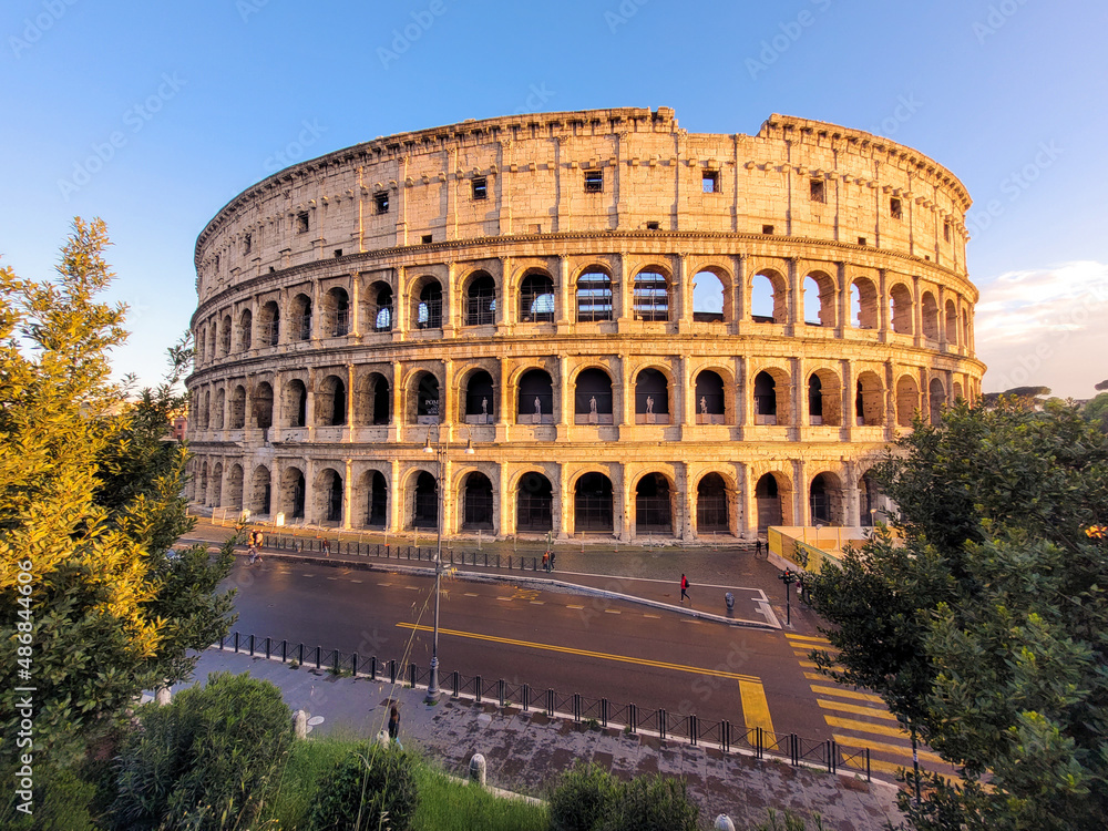Colosseum photo in Rome Italy Europe 