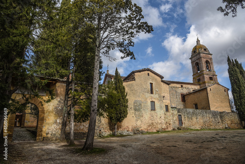 Vista totale dell'Eremo Agostiniano di Lecceto, Siena photo