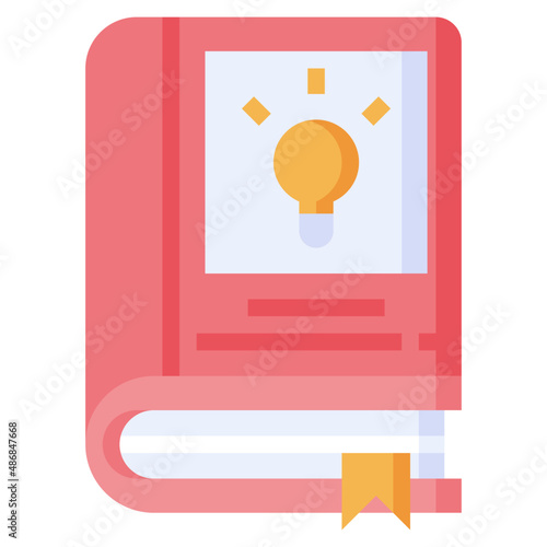 INSPIRATION flat icon,linear,outline,graphic,illustration