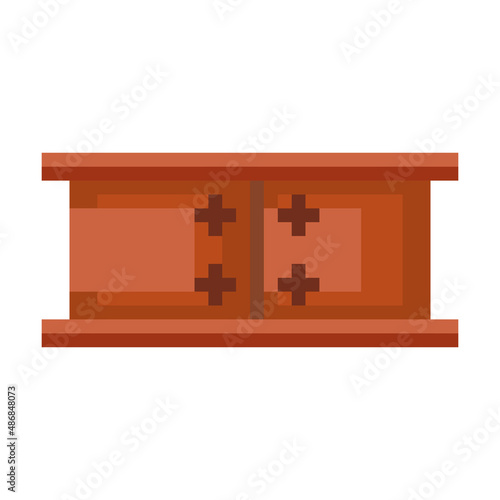 pixelated table design