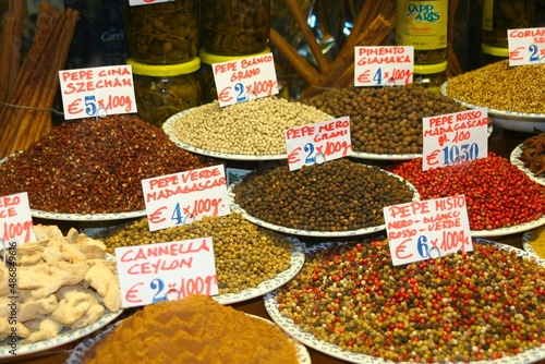 spices in the market