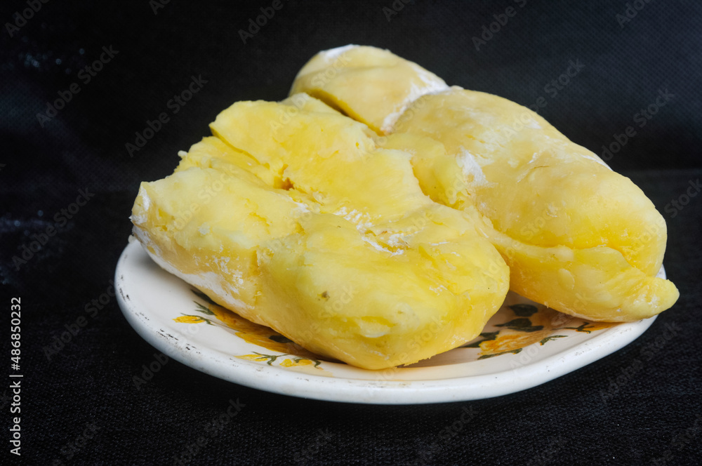 fermented cassava served in a plate fermented cassava served in a plate