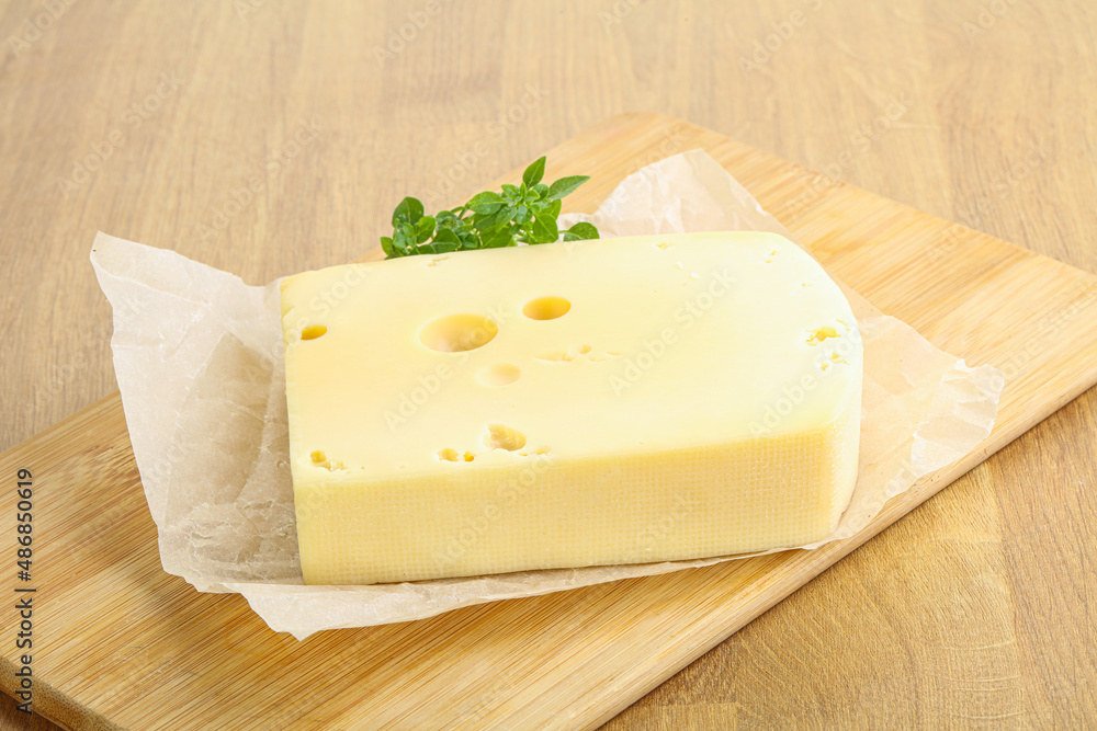 Maasdam cheese over the board Maasdam cheese over the board