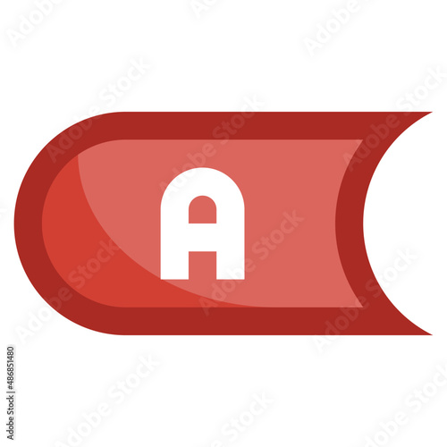 ADENINE flat icon,linear,outline,graphic,illustration