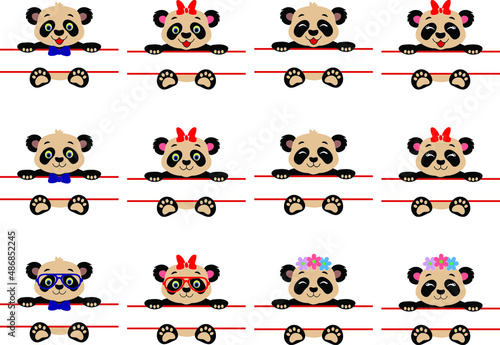 Panda Split monogram